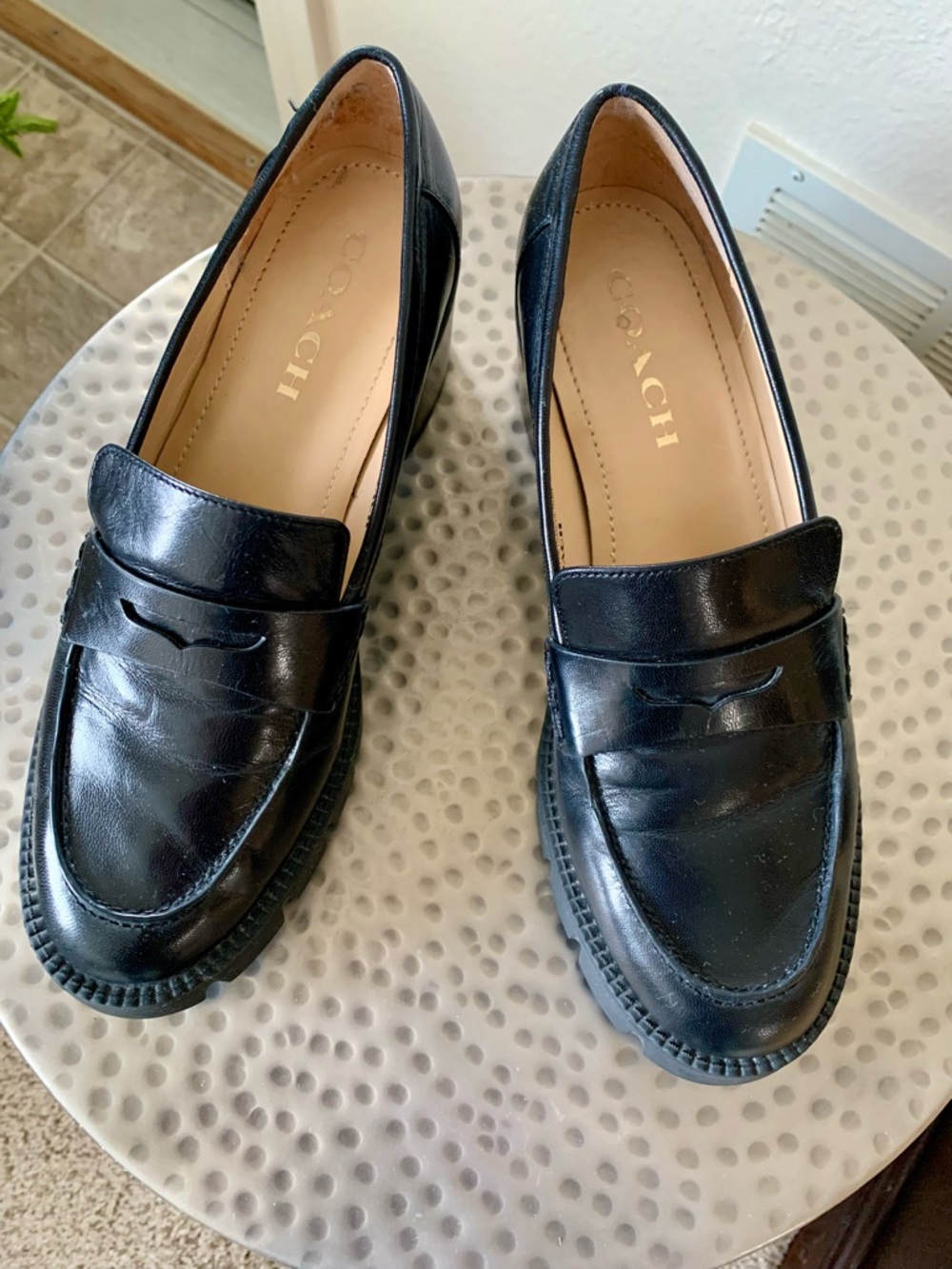 COACH CORA PLATFORM LOAFERS - Picture 4 of 10